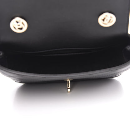 Chanel Calfskin Stitched Small Covered CC Flap Bag Black 5 of 11