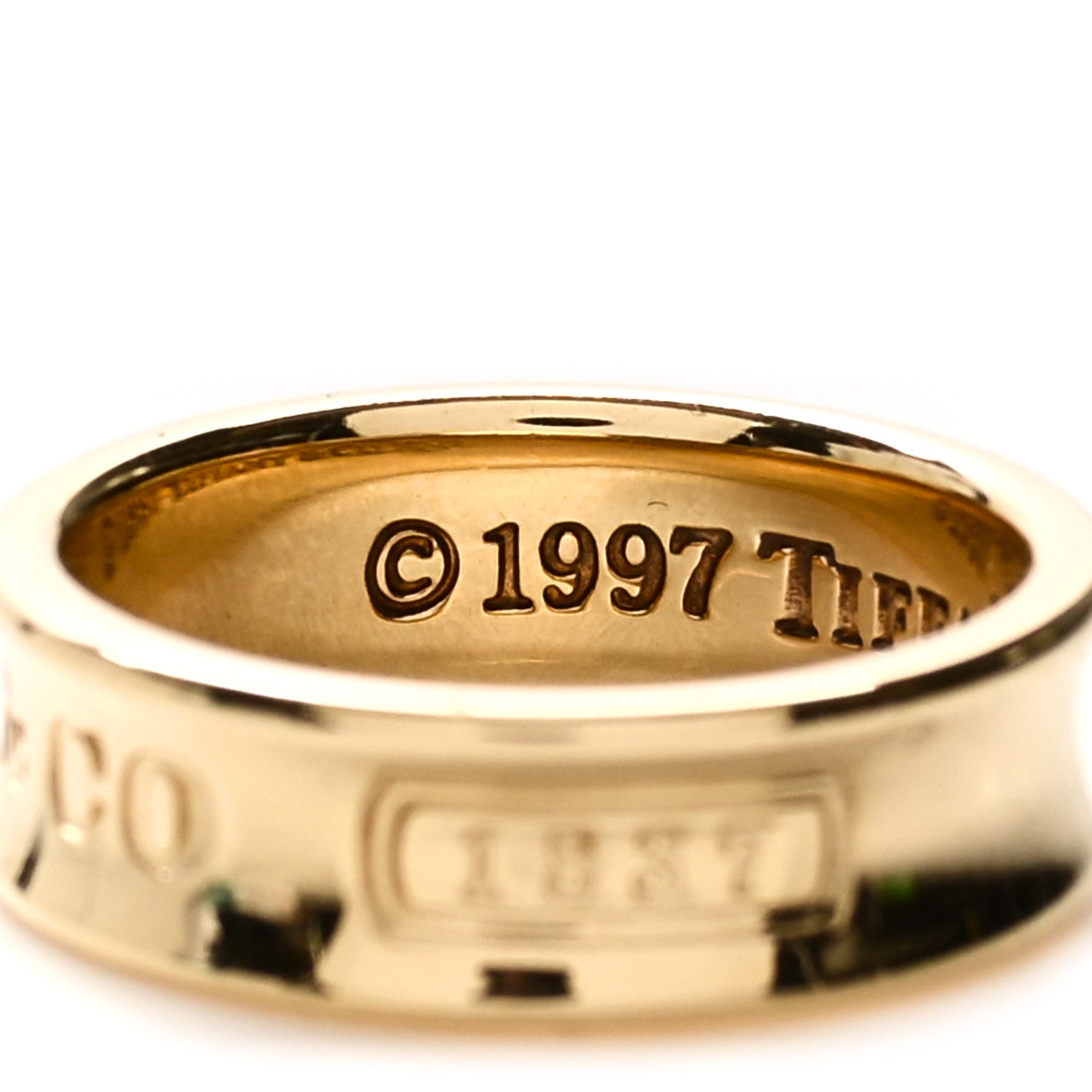 18K Yellow Gold 1837 Band Ring 52 6