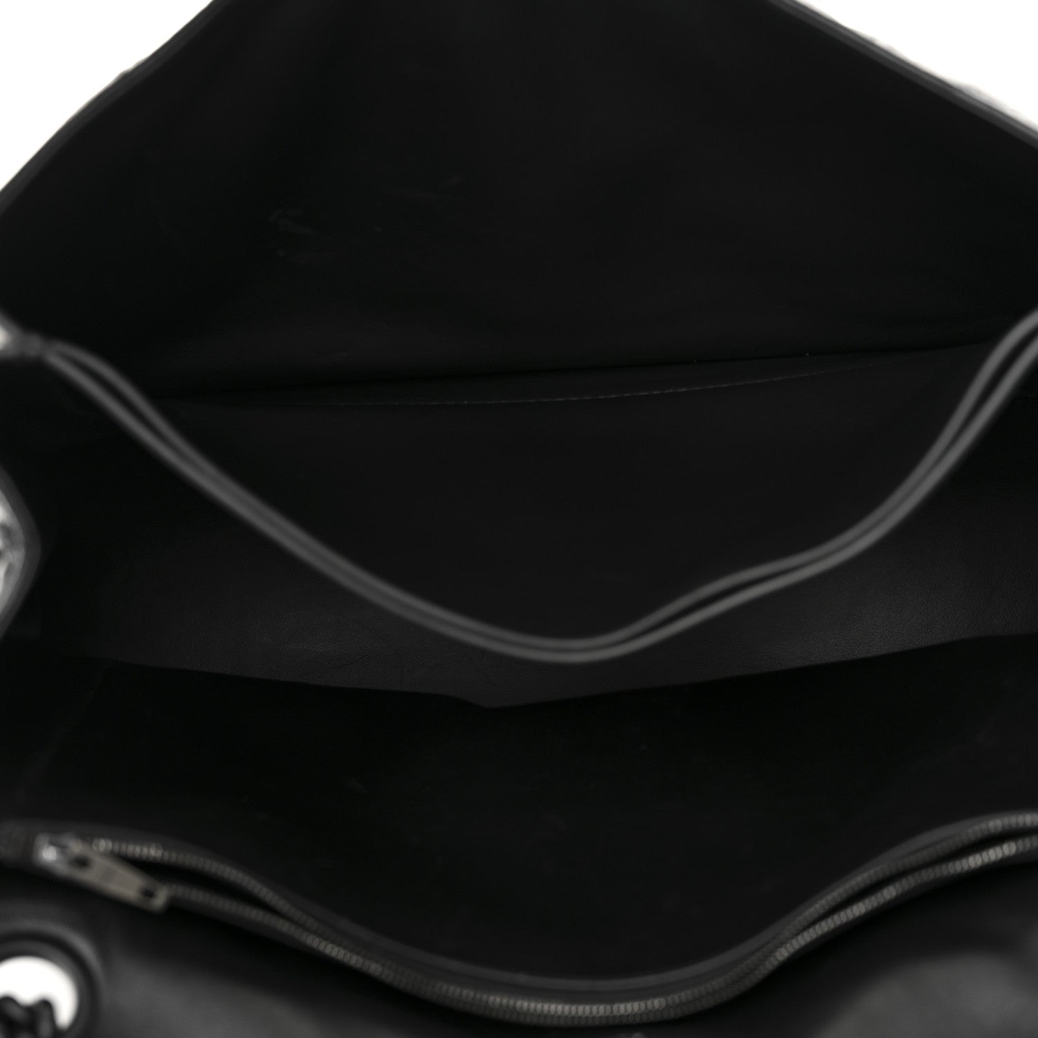 Balenciaga Crushed Calfskin Quilted Matte Black Hardware Large Crush Chain Bag Black 13 of 31
