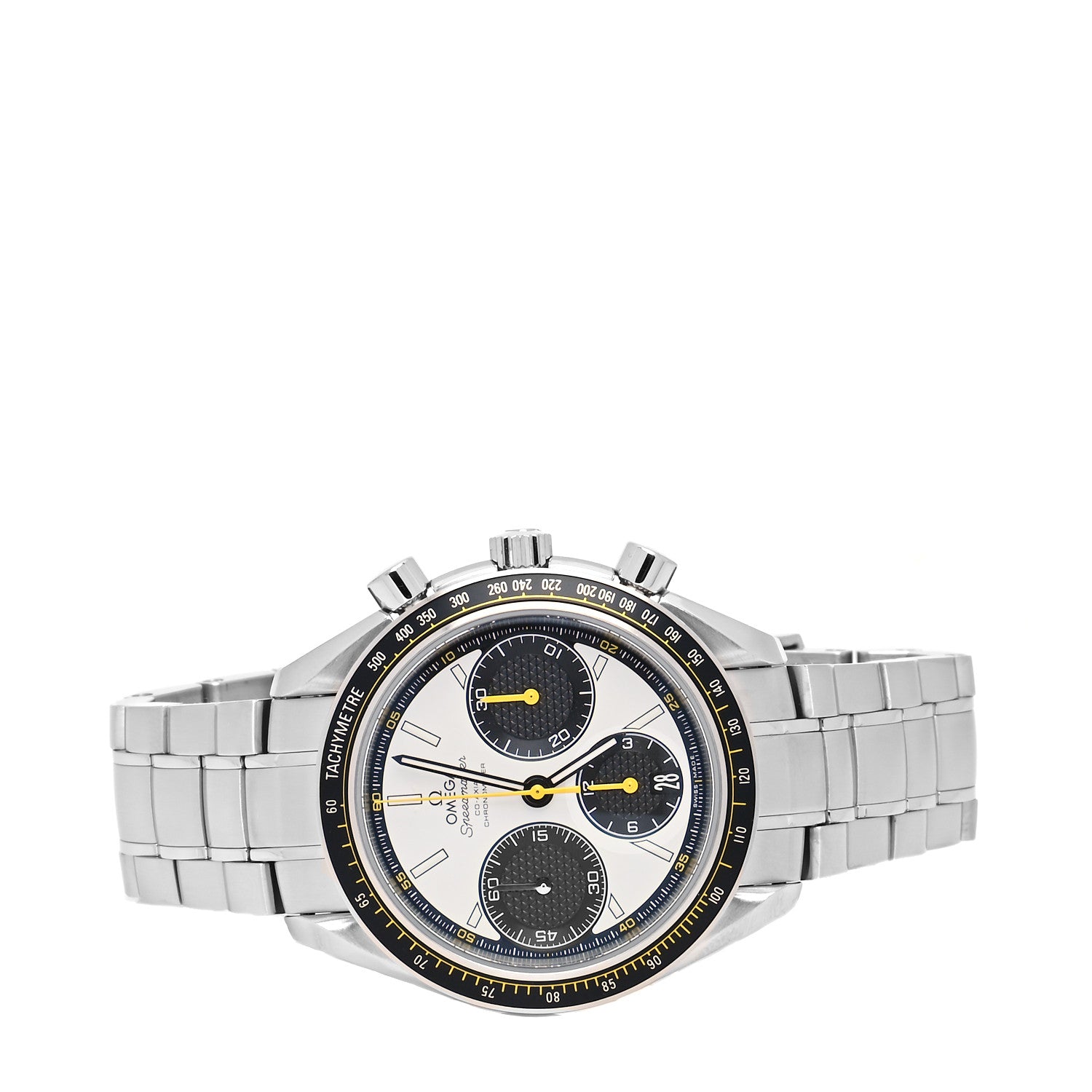 Omega Stainless Steel 40mm Speedmaster Racing Co-Axial Chronograph Automatic Watch White 326.30.40.50.04.001 2 of 5