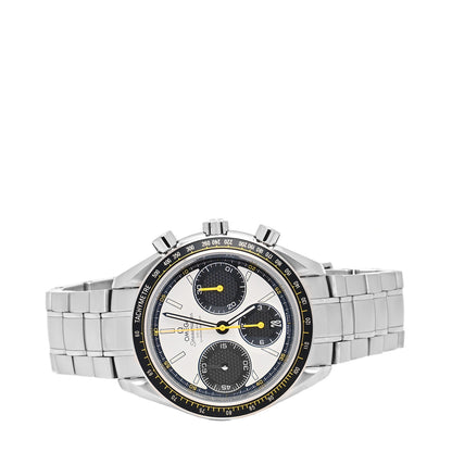 Omega Stainless Steel 40mm Speedmaster Racing Co-Axial Chronograph Automatic Watch White 326.30.40.50.04.001 2 of 5
