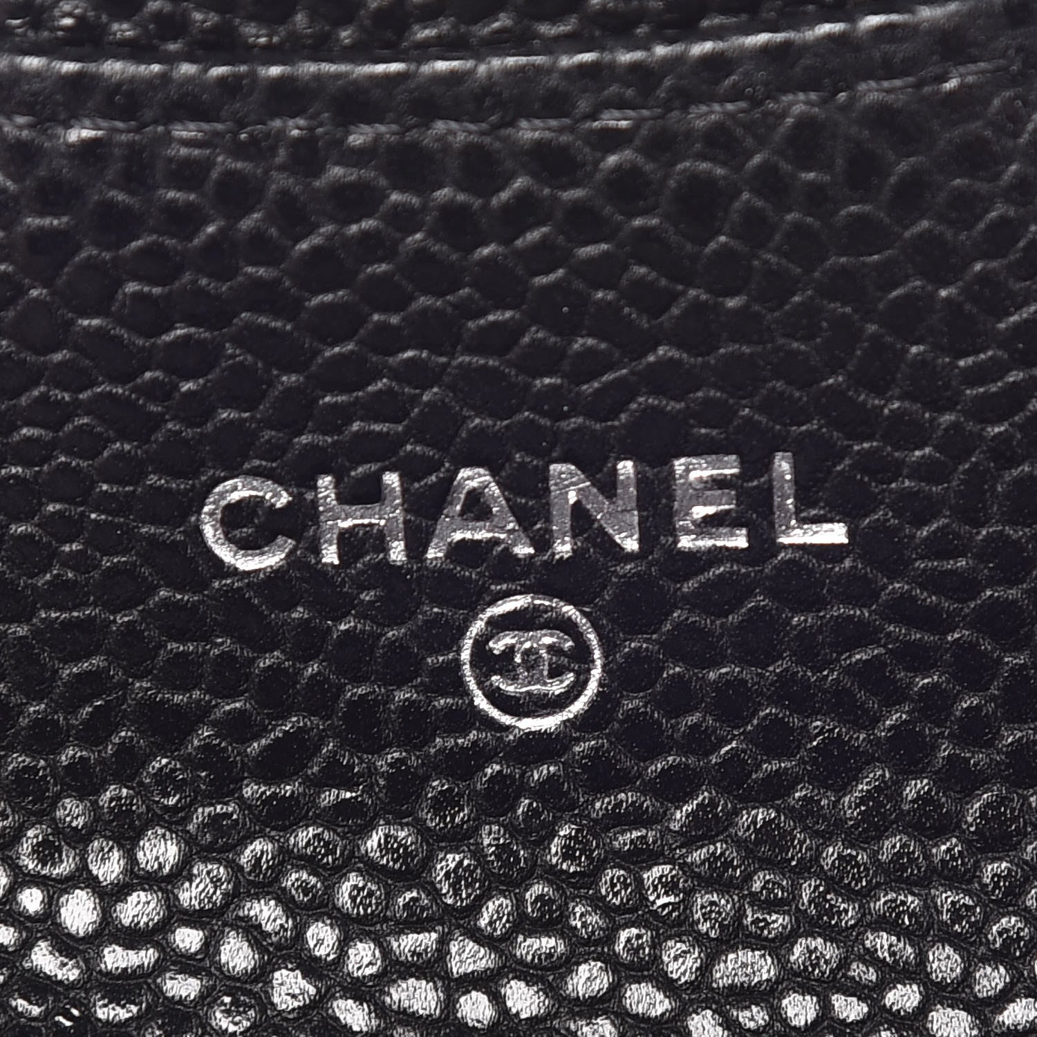 Chanel Caviar Quilted Flap Card Holder Wallet Black 7 of 9