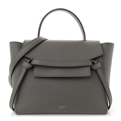 Celine Grained Calfskin Micro Belt Bag Grey 1 of 14