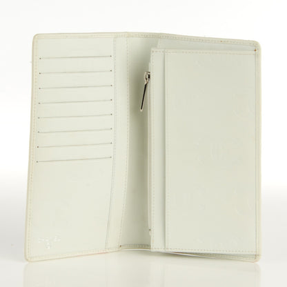 Chanel Calfskin Python Quilted Cambon Yen Wallet White 2 of 8