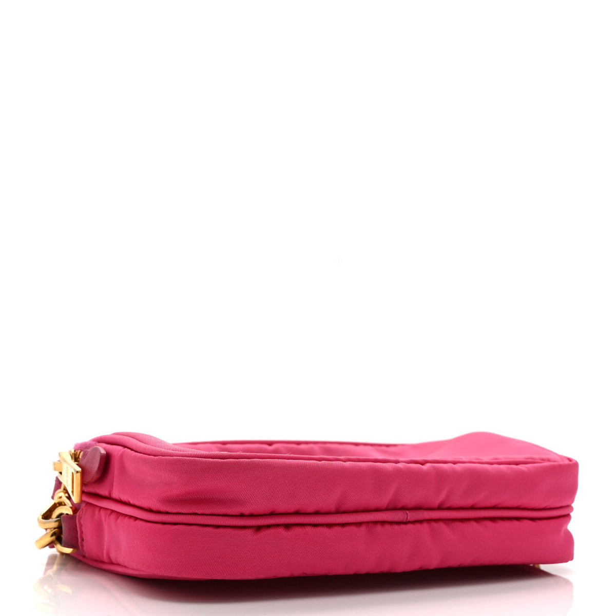 Prada Tessuto Nylon Saffiano Mini Camera Crossbody Fuxia 4 of 11