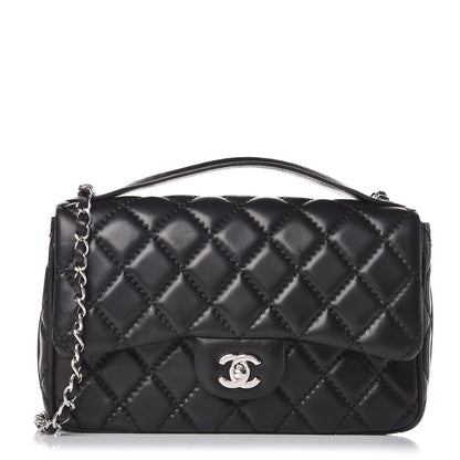 Chanel Lambskin Quilted Medium Easy Carry Flap Black 1 of 11