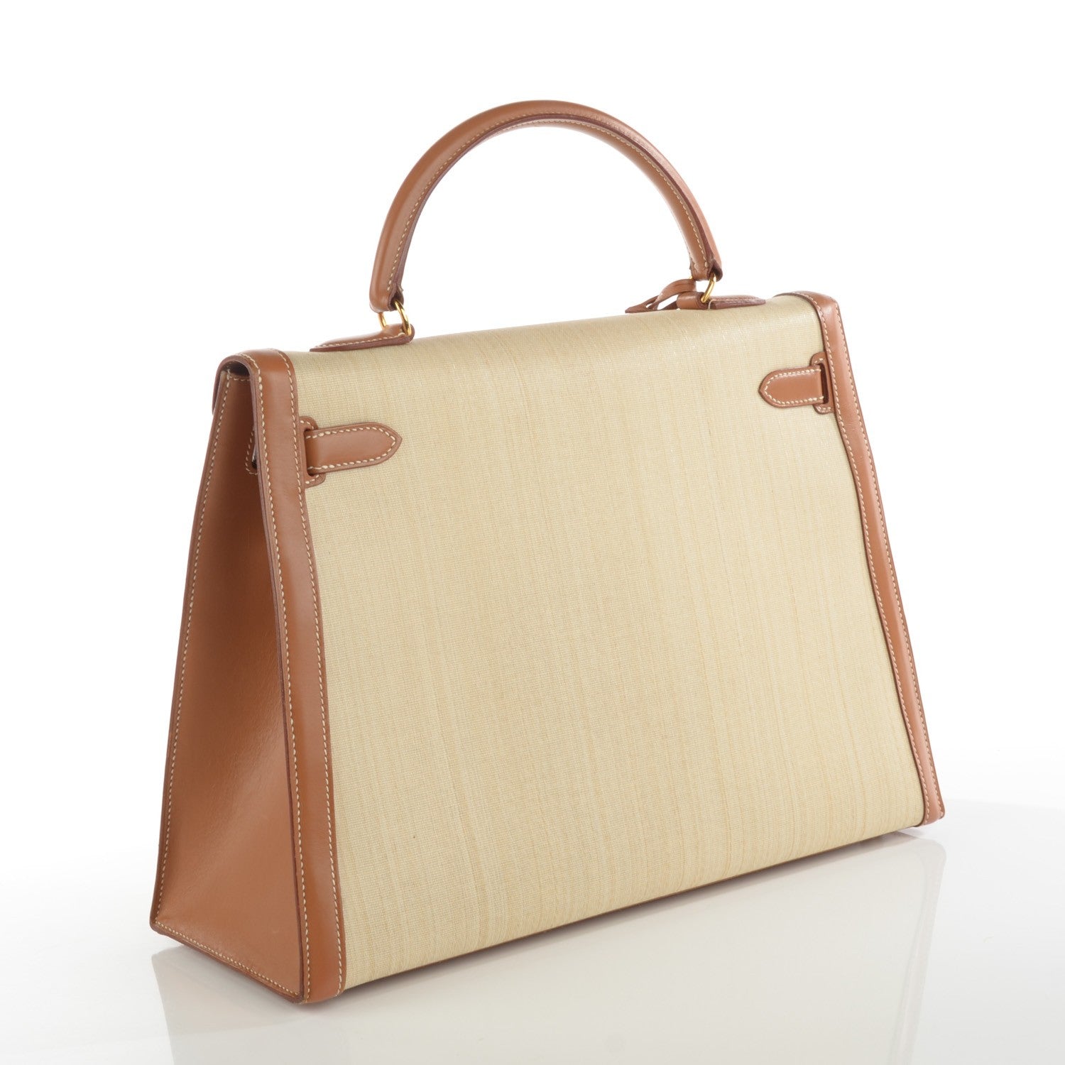 Hermes Natural Barenia Crinoline Kelly Sellier 35 3 of 18