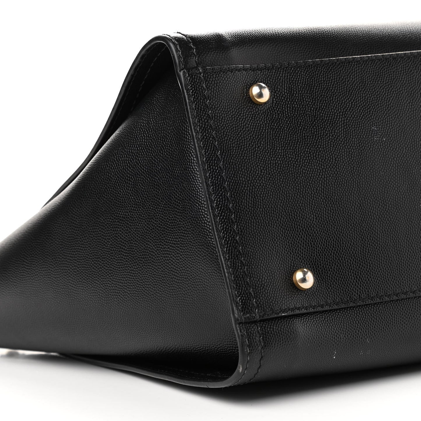 Caviar Small Studded Deauville Tote Black