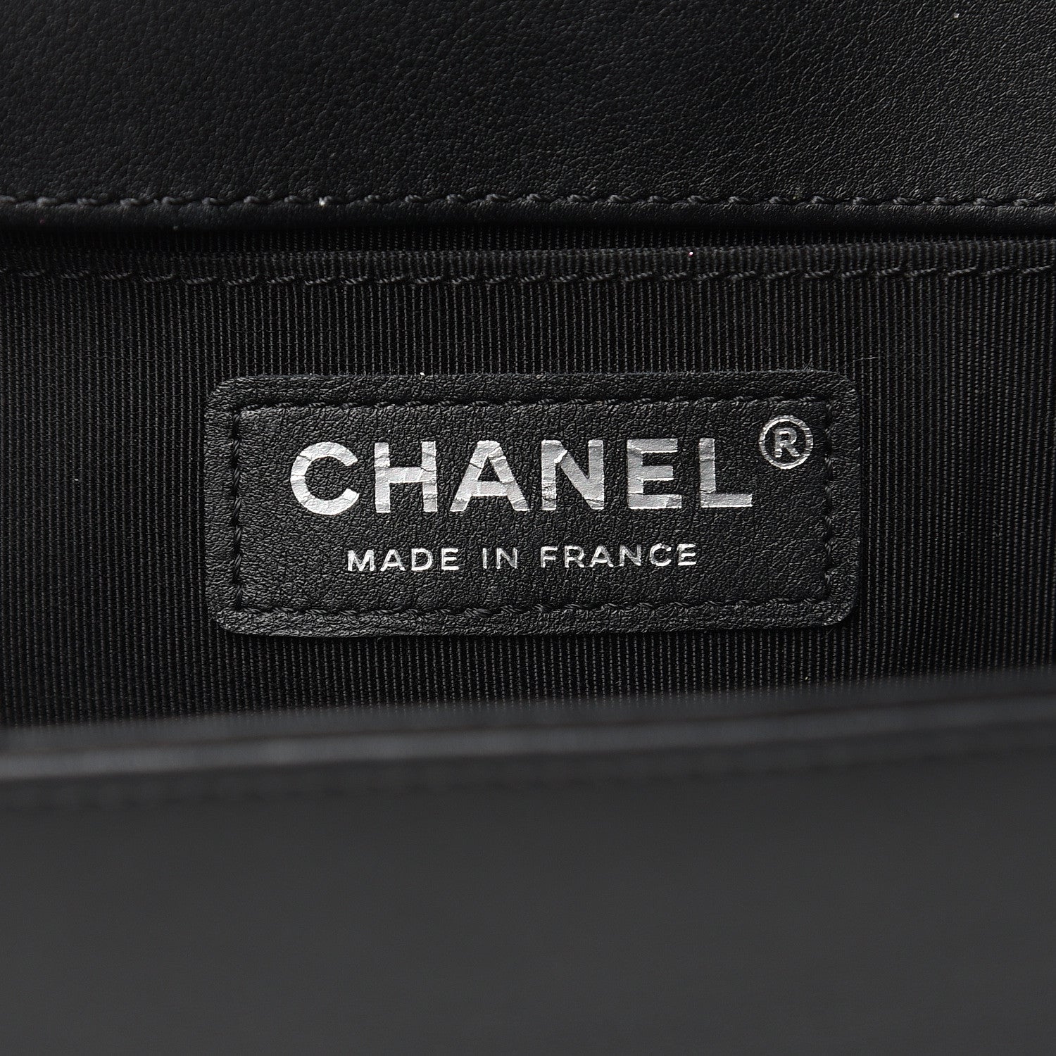 Chanel Calfskin Quilted Medium Boy Flap So Black 6 of 14