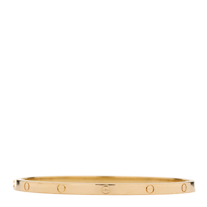 Cartier 18K Yellow Gold Small LOVE Bracelet 17 3 of 10