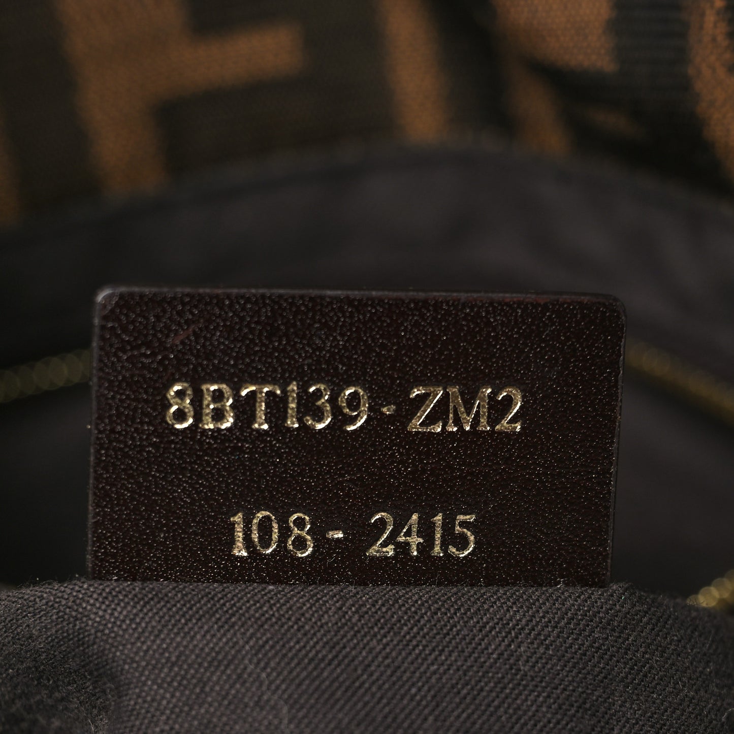 Zucca Maxi Baguette Bag Tobacco