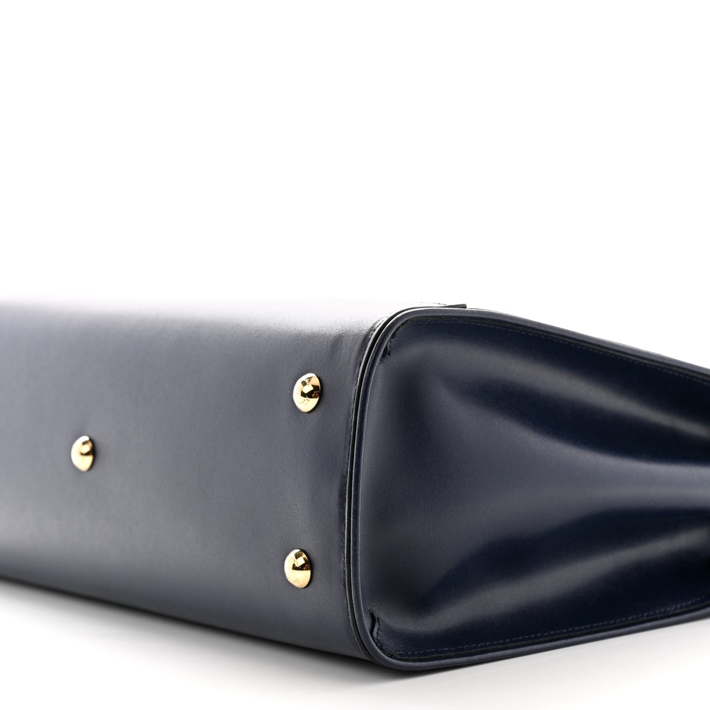 Calfskin Briana Tote Navy