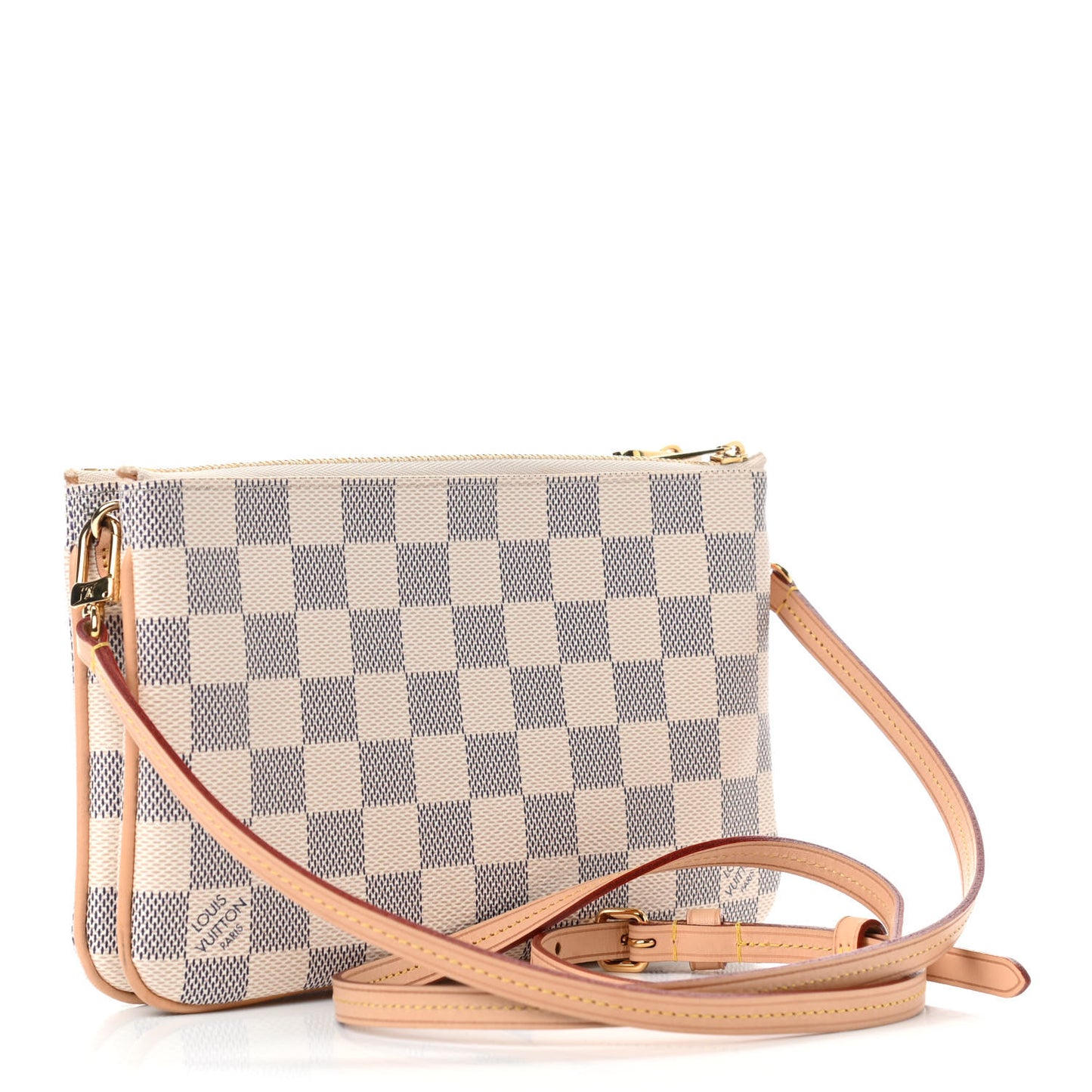 Damier Azur Double Zip Pochette