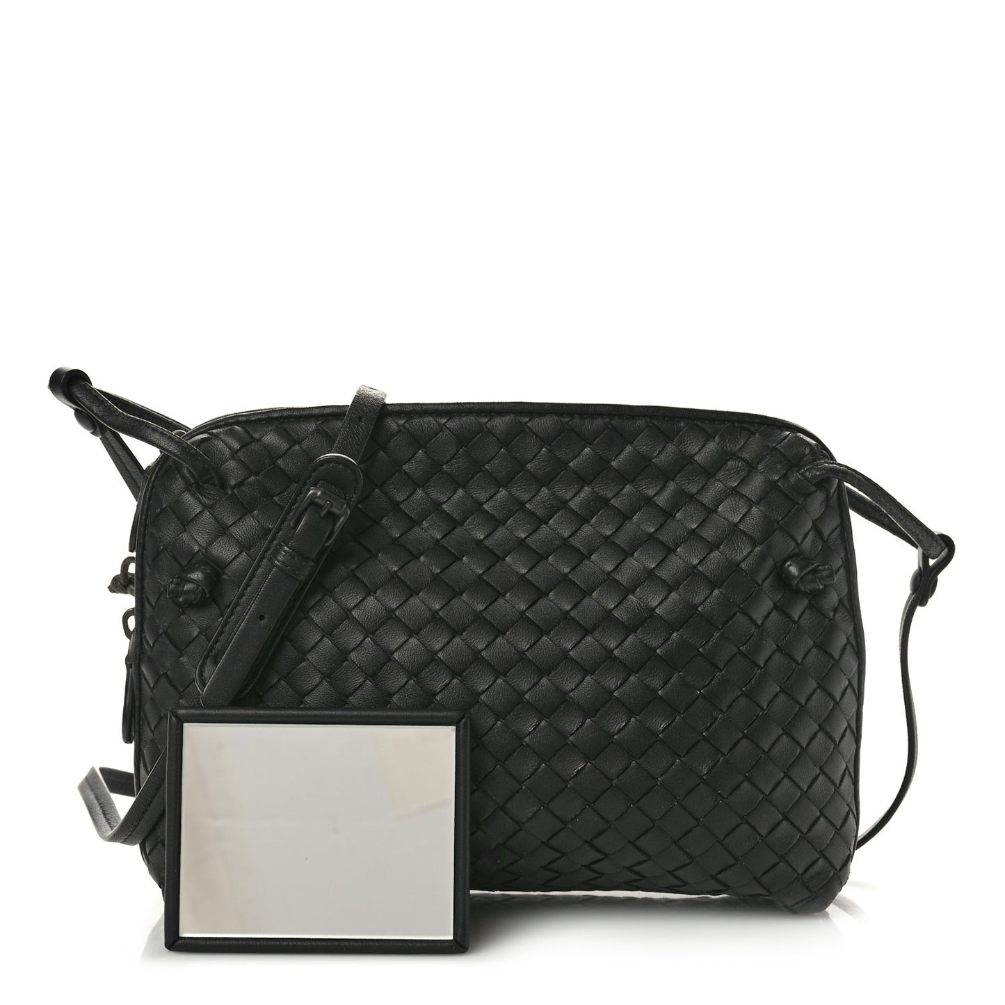 Nappa Intrecciato Nodini Bag Black