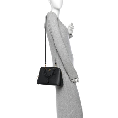 Prada Saffiano Lux Small Promenade Tote Black 2 of 10