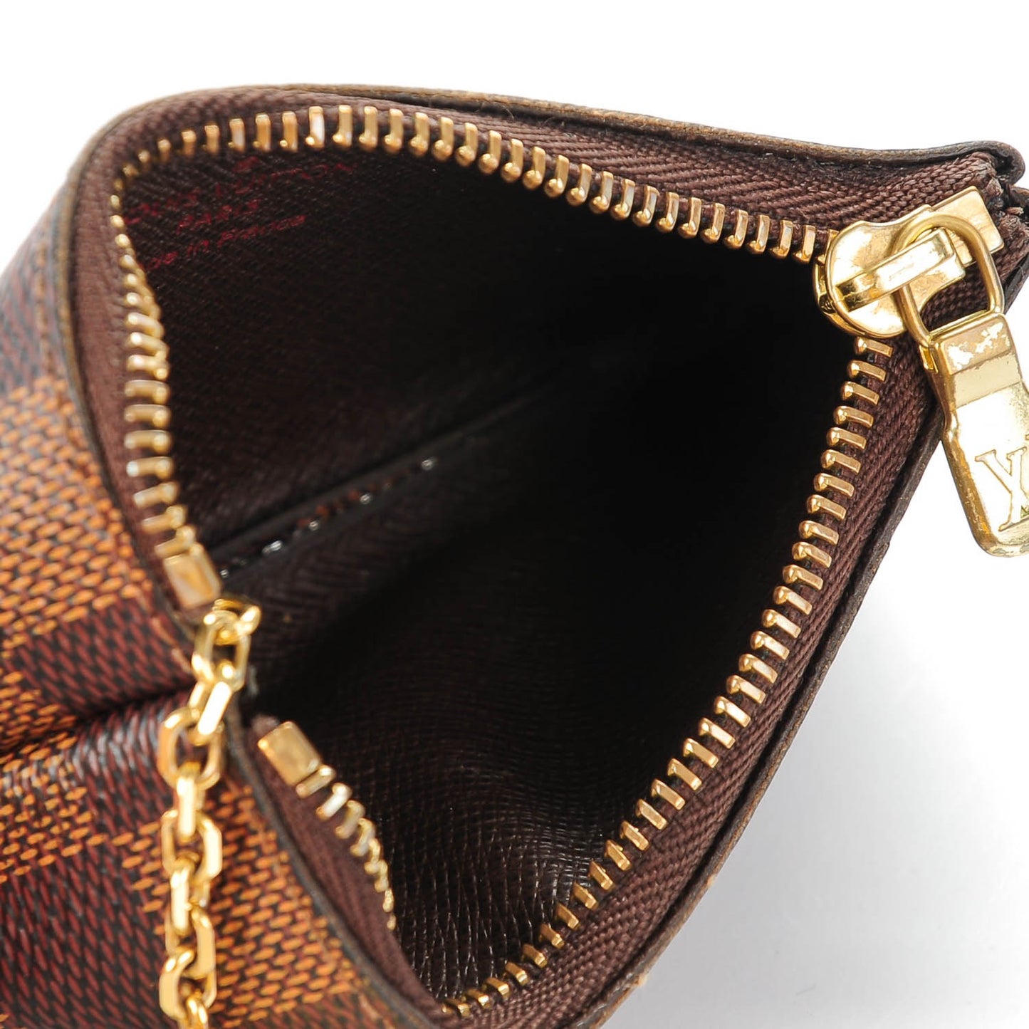 Damier Ebene Key Pouch