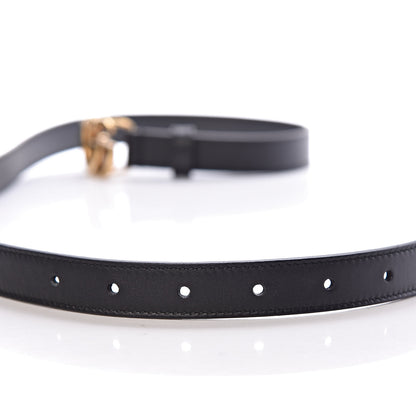 Gucci Calfskin Double G 20mm Belt 80 32 Black 4 of 6