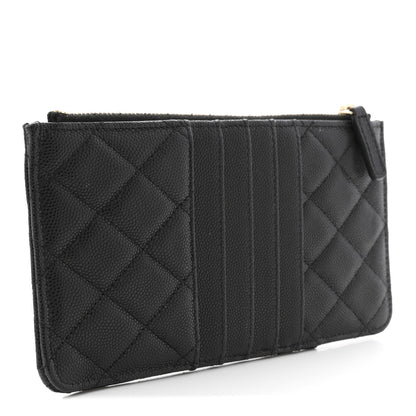 Chanel Caviar Quilted Classic iPhone Pouch Black 3 of 8