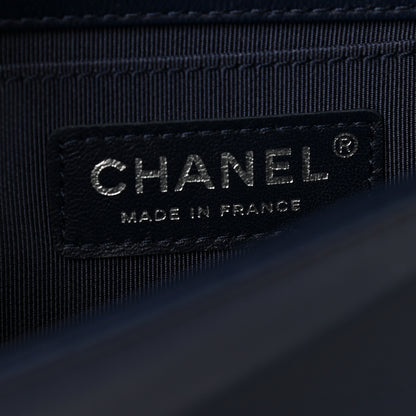 Chanel Lambskin Quilted Small Boy Flap Navy 6 of 11
