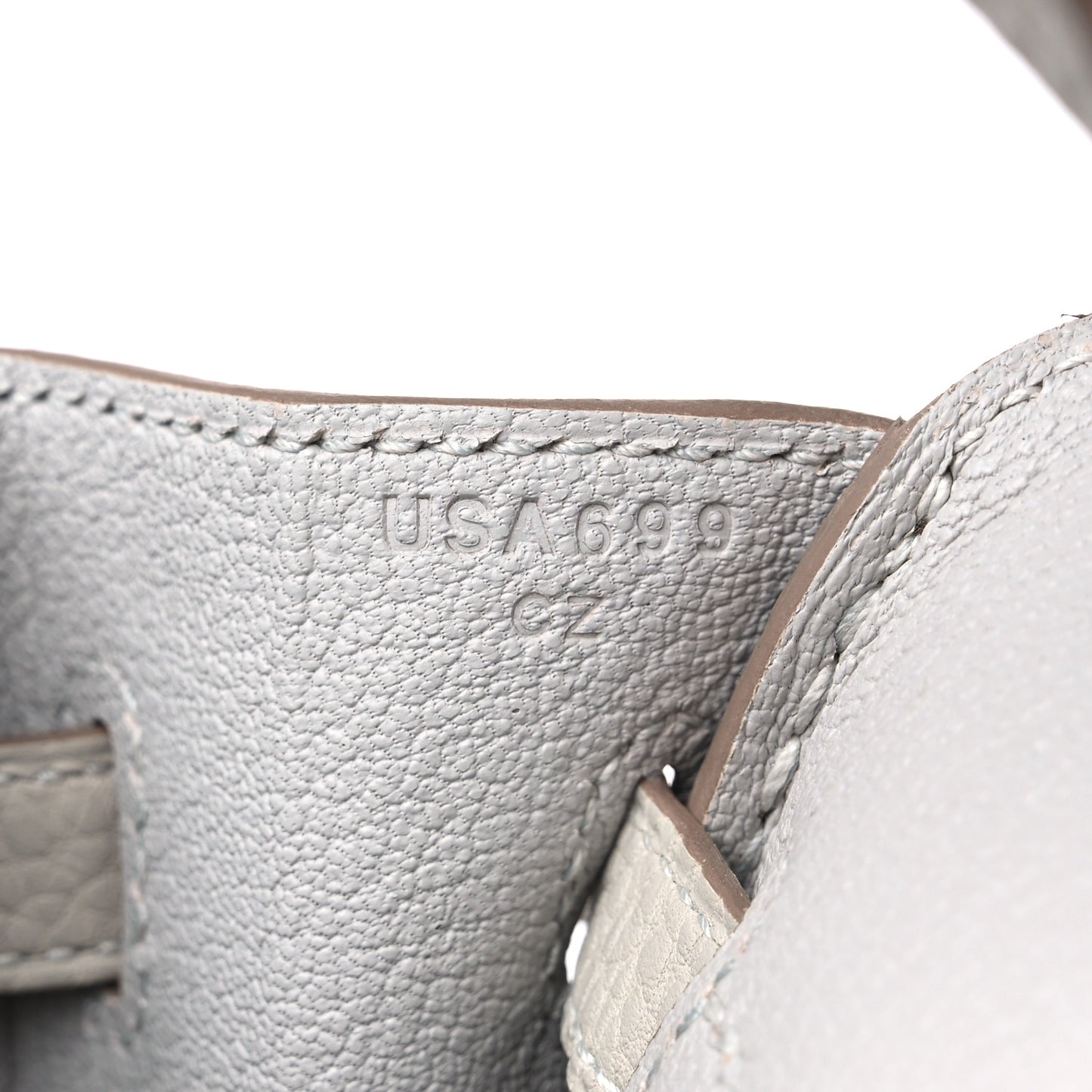 Togo Birkin 25 Gris Perle