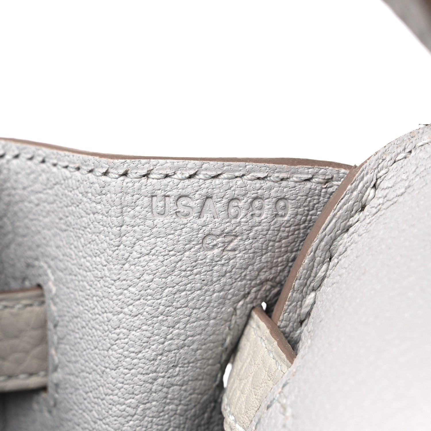 Hermes Togo Birkin 25 Gris Perle 8 of 11
