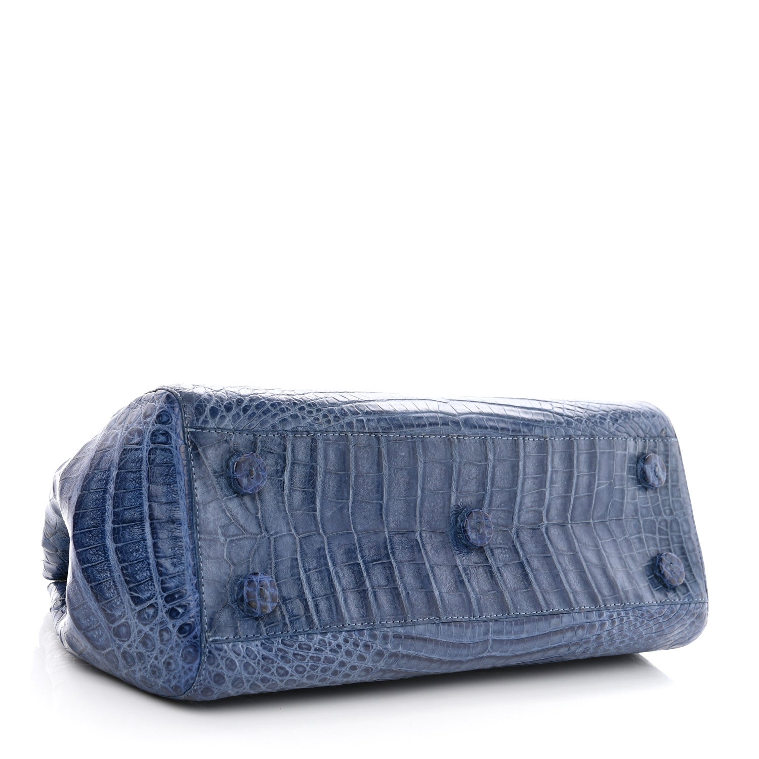 Nancy Gonzalez Crocodile Top Handle Blue 4 of 14