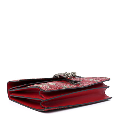 Gucci GG Supreme Monogram Arabesque Medium Dionysus Shoulder Bag Hibiscus Red 4 of 12