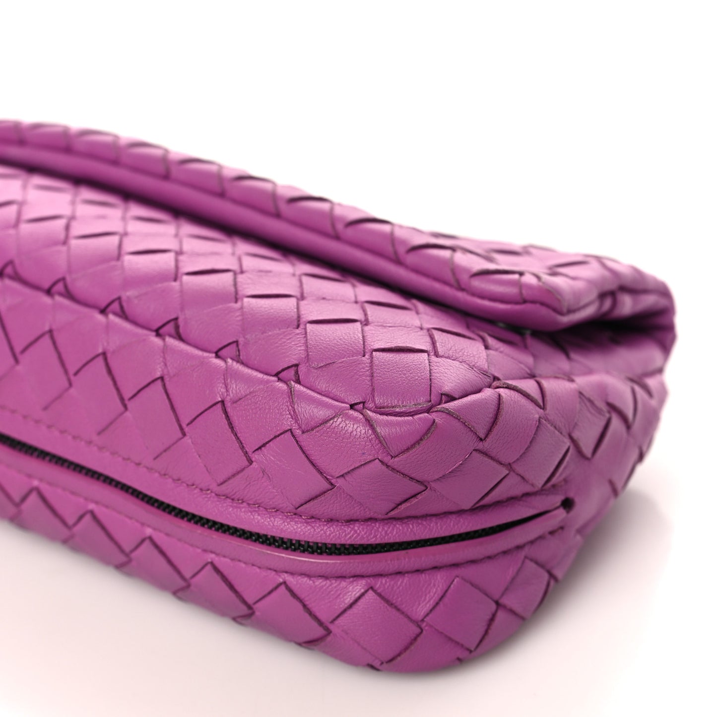 Nappa Intrecciato Mini Messenger Bag Peony