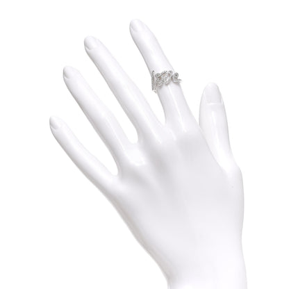 Tiffany 18K White Gold Diamond Paloma's Graffiti Love Ring 47 4 2 of 6