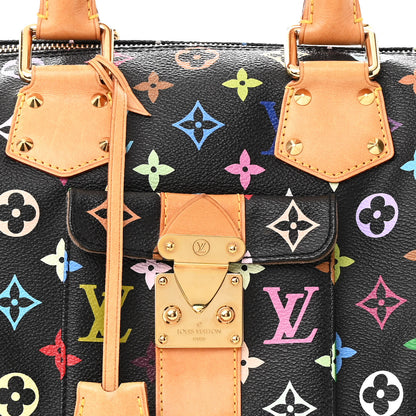 Louis Vuitton Monogram Multicolor Speedy 30 Black 7 of 20