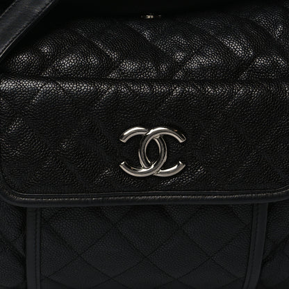 Chanel Caviar Quilted French Riviera Hobo Black 7 of 9