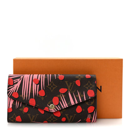 Louis Vuitton Monogram Jungle Dots Sarah Wallet Sugar Pink Poppy 7 of 7