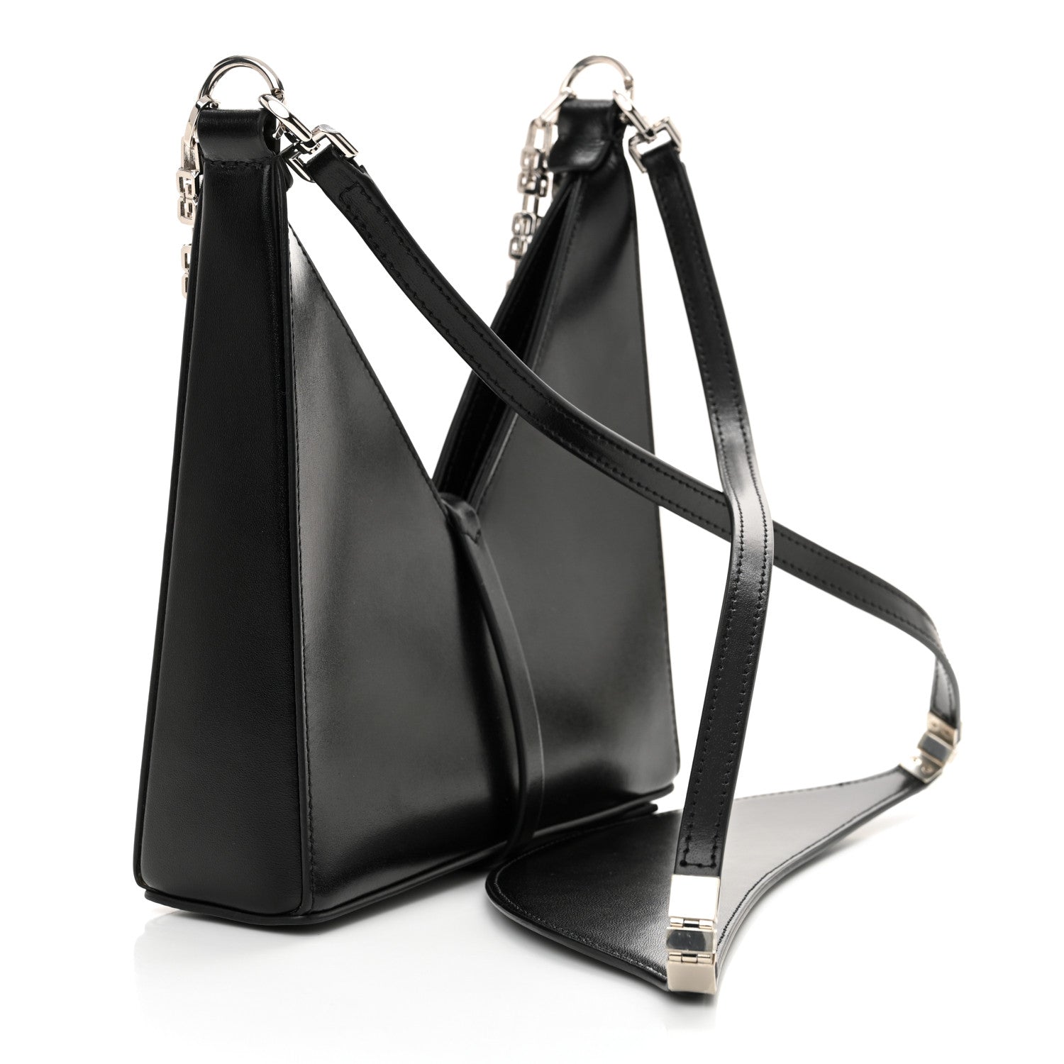 Givenchy Box Calfskin Mini Cut Out Shoulder Bag Black 3 of 10