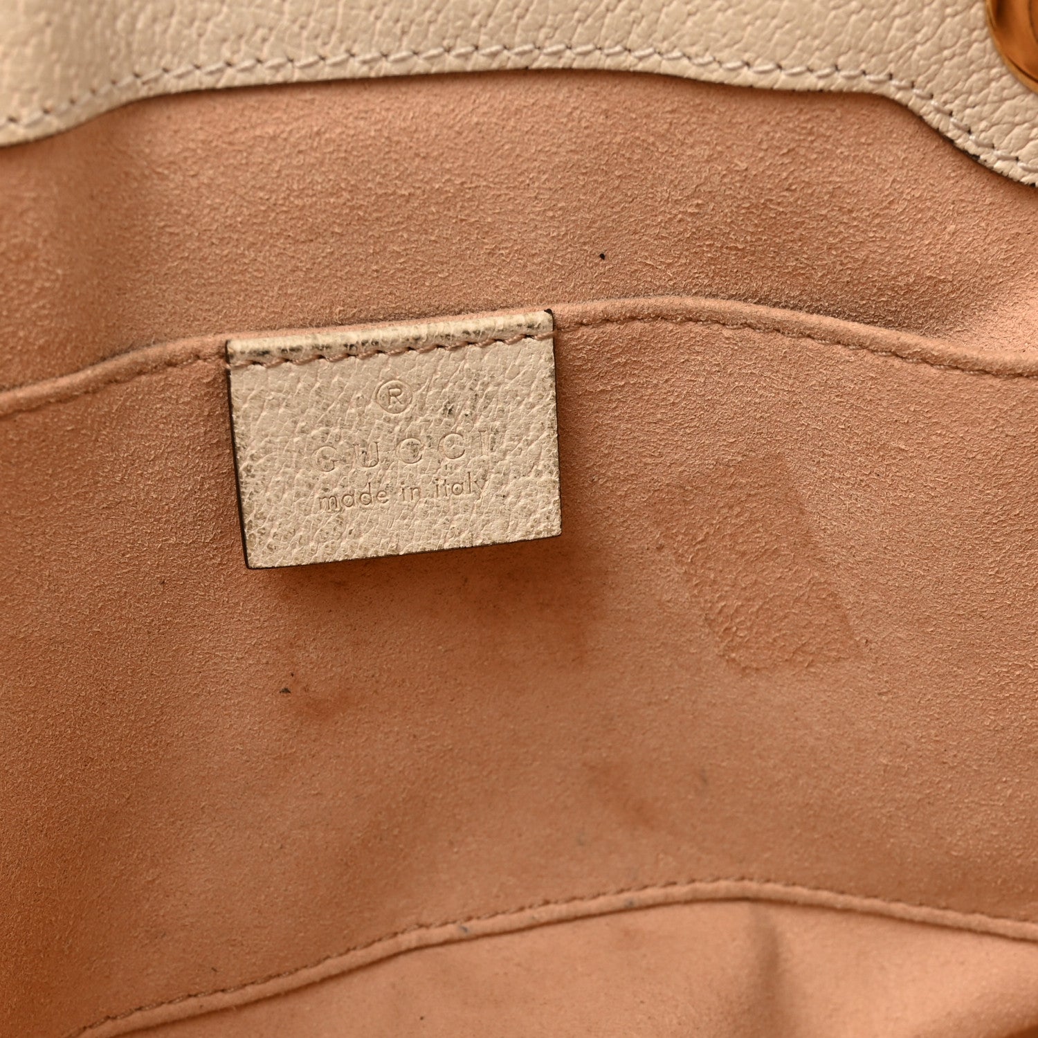 Gucci GG Supreme Monogram Flora Textured Calfskin Small Padlock Tote Beige Ebony Multicolor Mystic White 11 of 21