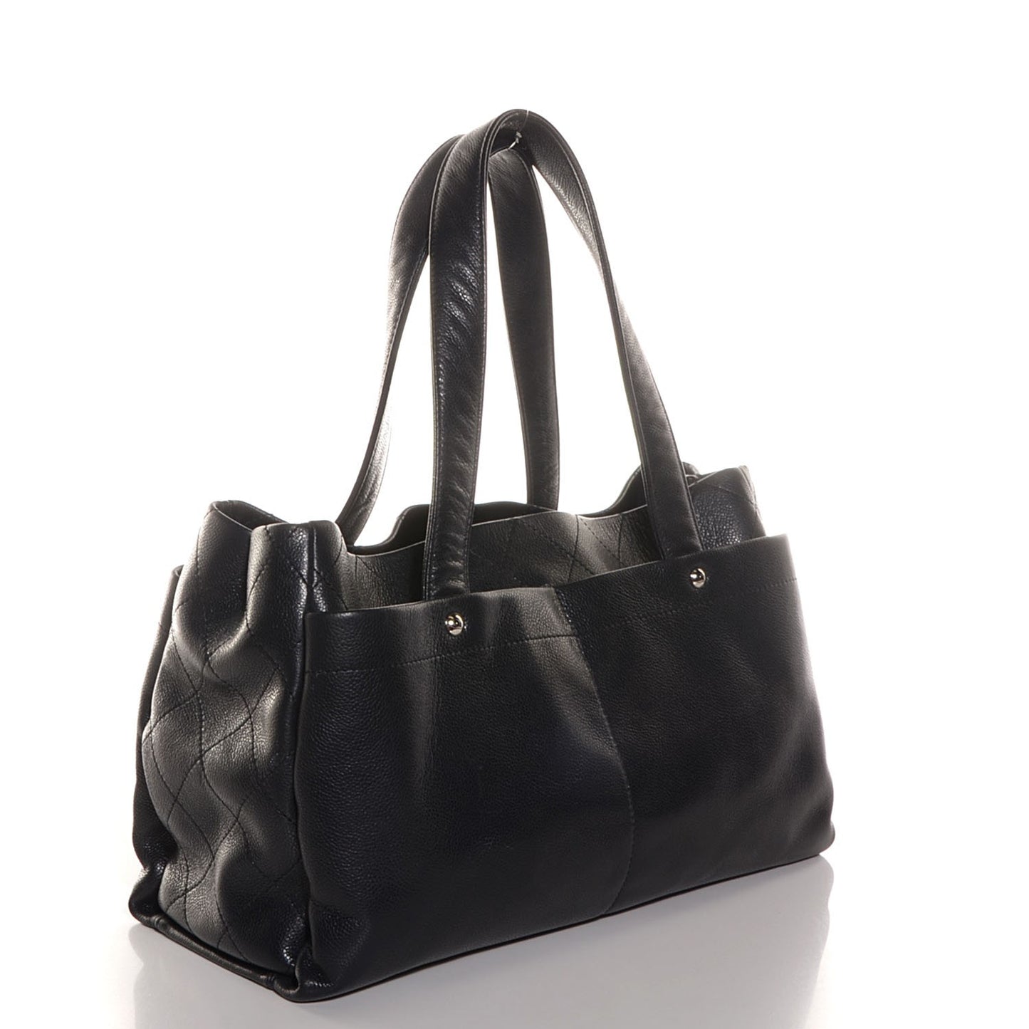 Caviar Timeless CC Shoulder Bag Black