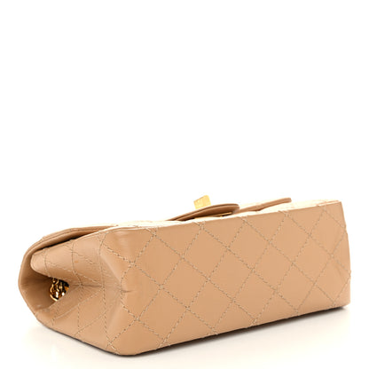Chanel Aged Calfskin Quilted 2.55 Reissue Mini Flap Beige 4 of 10