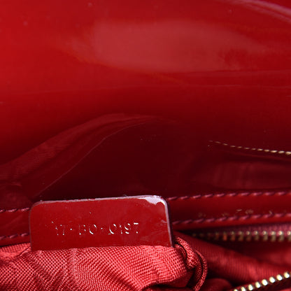 Christian Dior Patent Cannage Mini Lady Dior Red 6 of 10