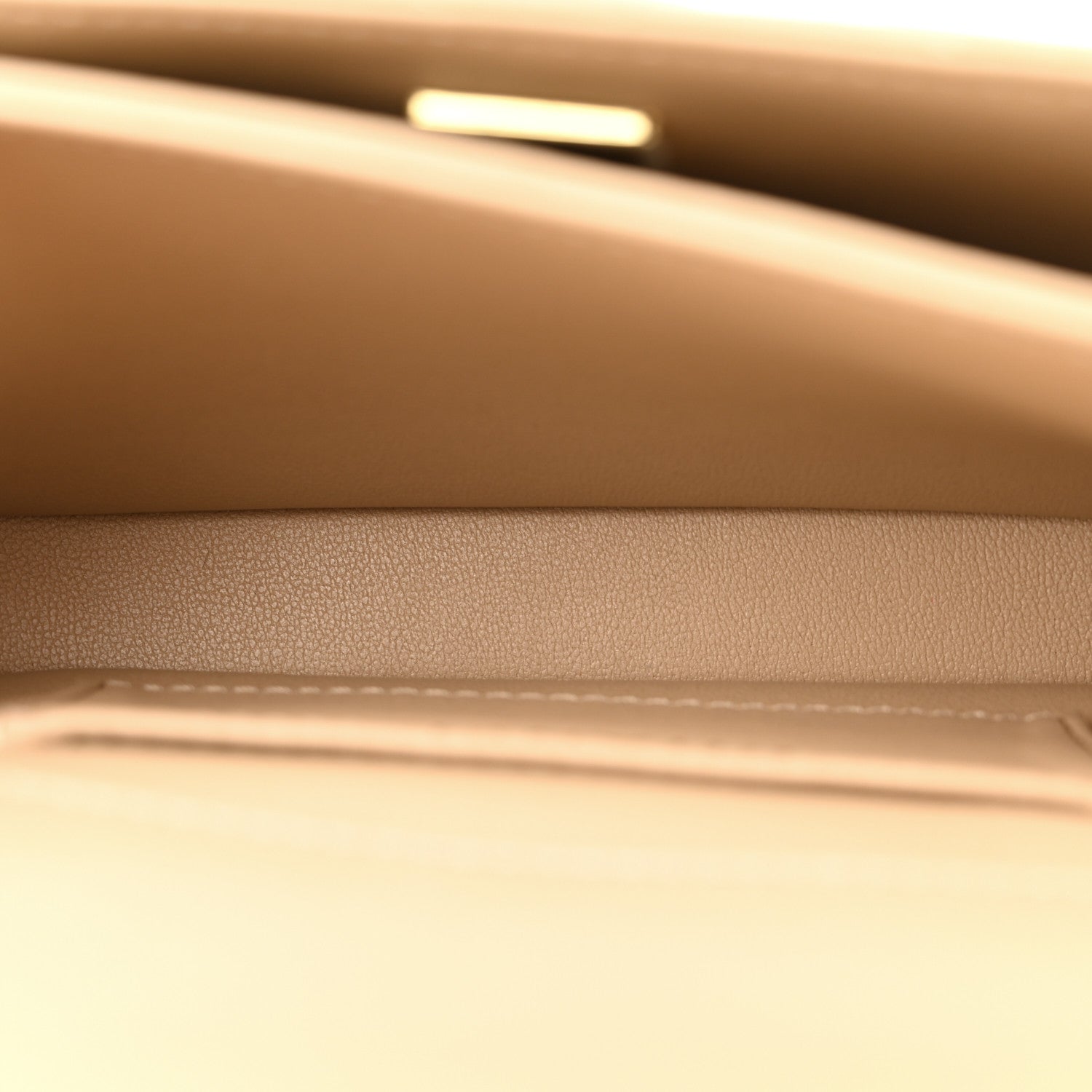 Chanel Lambskin Quilted Strass Small CC Top Handle Flap Beige 5 of 11