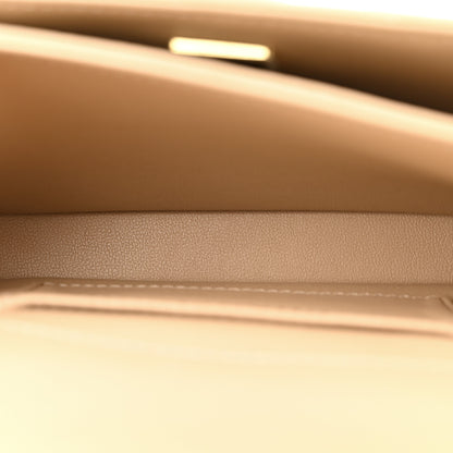 Chanel Lambskin Quilted Strass Small CC Top Handle Flap Beige 5 of 11