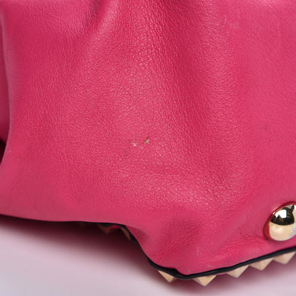 Valentino Garavani Vitello Medium Rockstud Tote Pop Fuxia 12 of 19