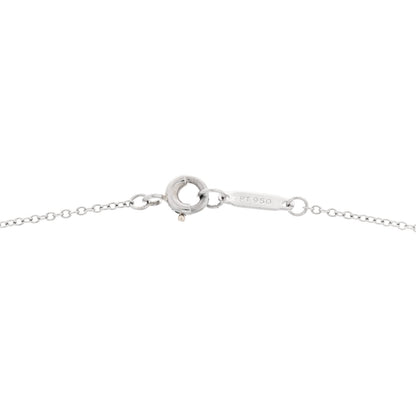 Tiffany Platinum Diamond Flower Cluster Pendant Necklace 4 of 6