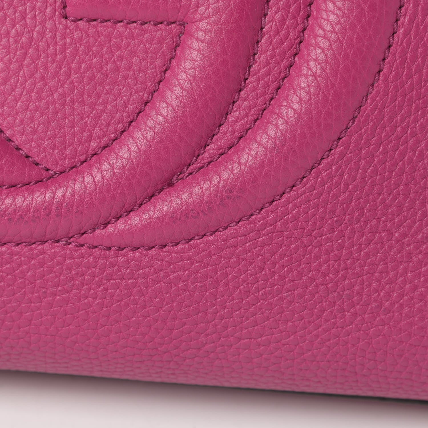 Gucci Cellarius Calfskin Medium Soho Chain Shoulder Bag Bright Bouganville 19 of 19