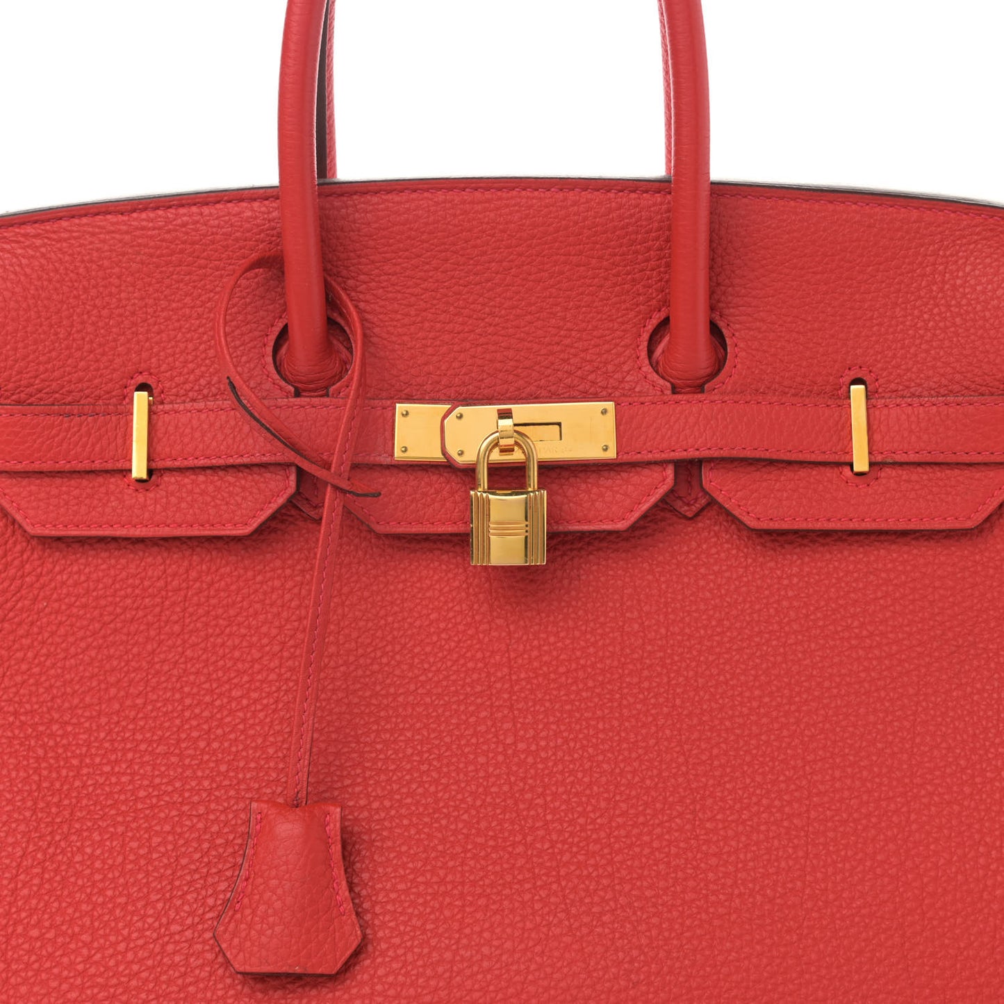 Togo Birkin 35 Rouge Casaque
