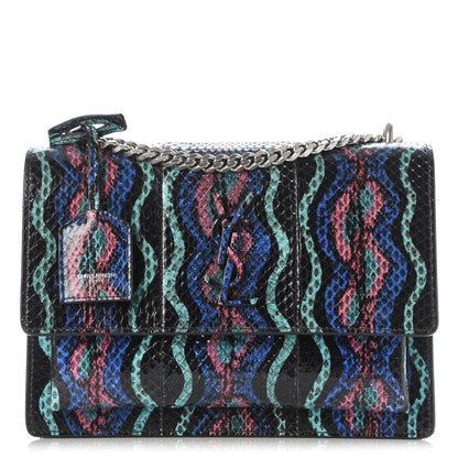 Saint Laurent Snakeskin Medium Monogram Sunset Multicolor 1 of 7