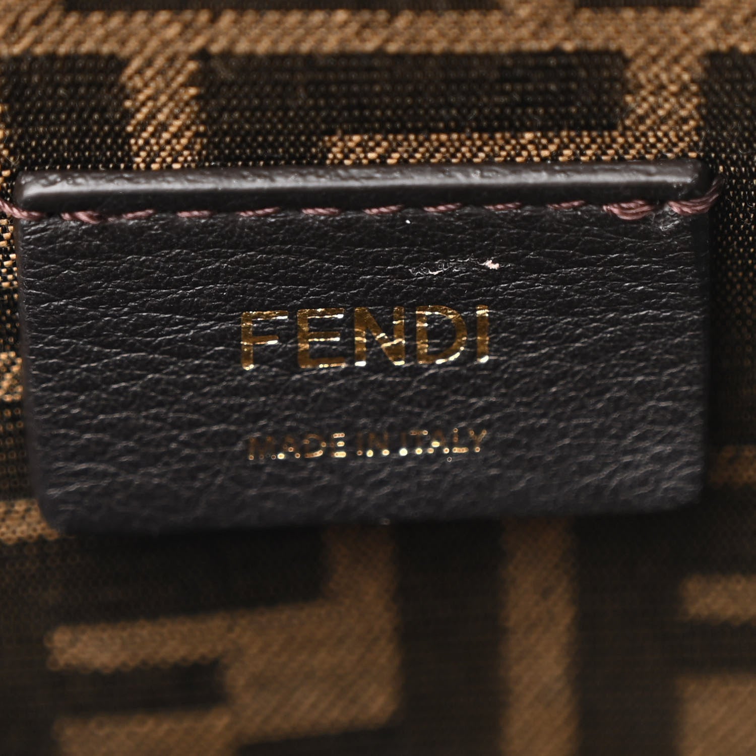 Fendi Shiny Nappa Small Fendi First Black 6 of 10