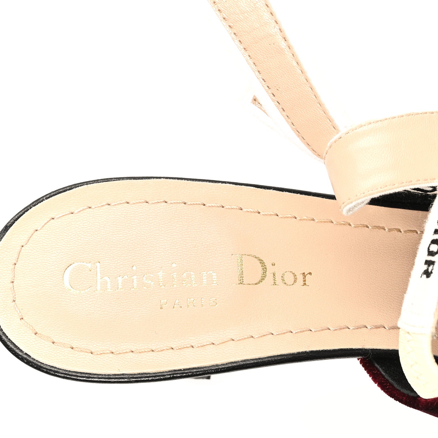 Christian Dior Velvet Ribbon J'Adior Slingback 65mm Pumps 39 Deep Amaranth 8 of 9
