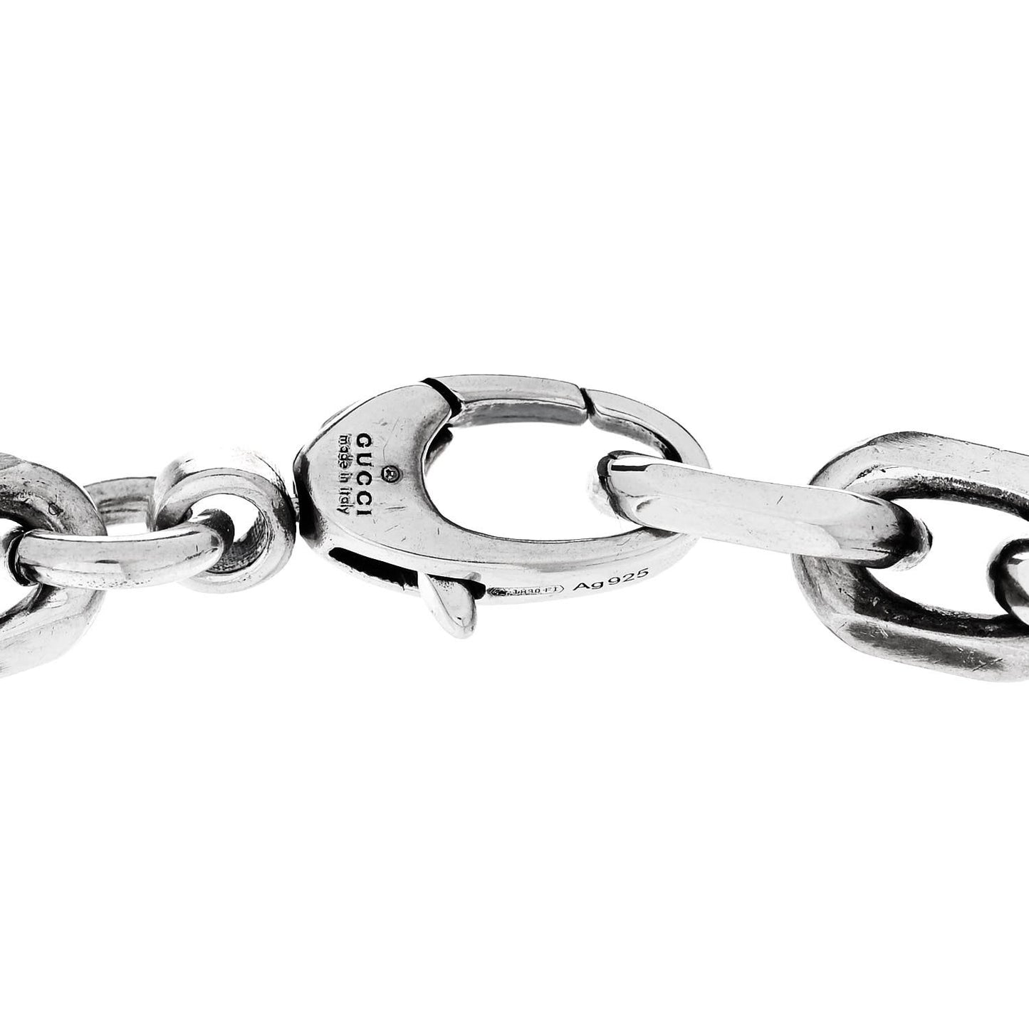 Sterling Silver Narrow Interlocking G Link Bracelet