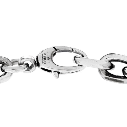 Gucci Sterling Silver Narrow Interlocking G Link Bracelet 3 of 3