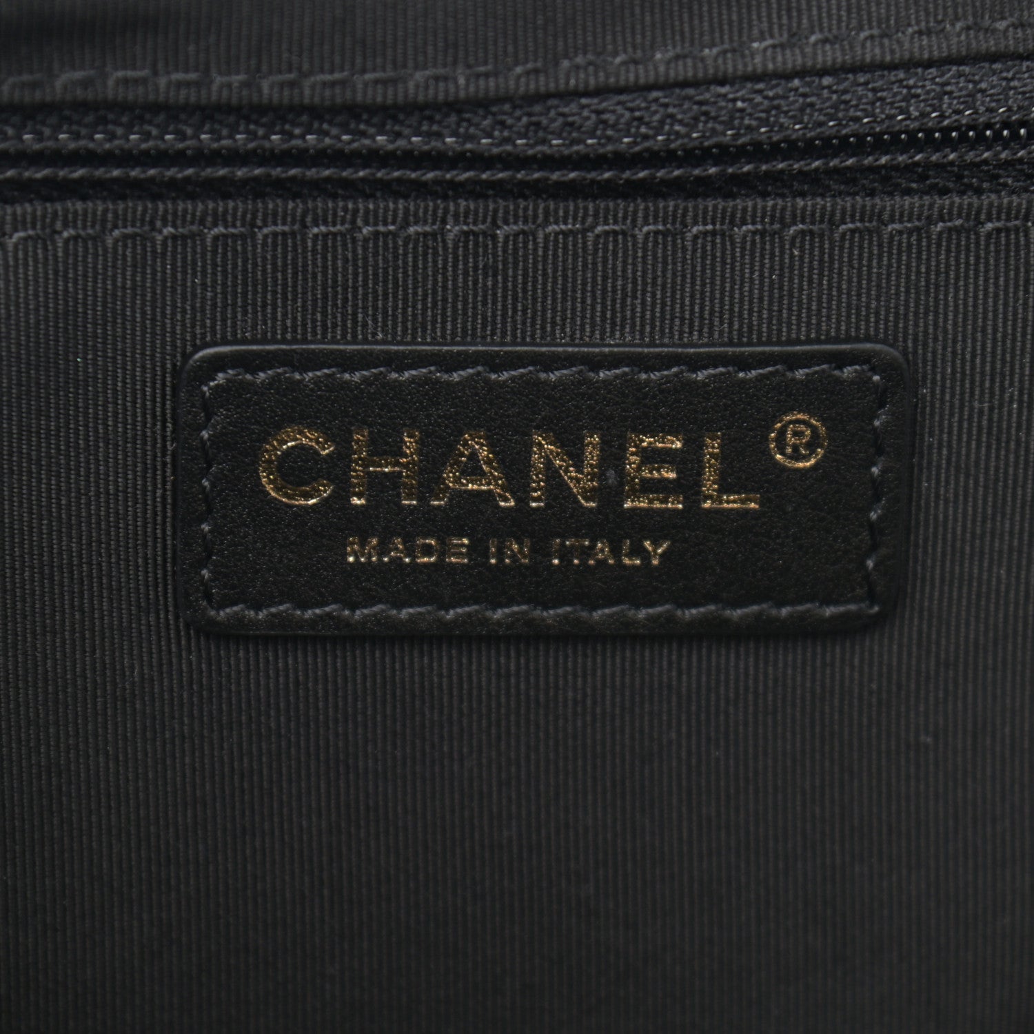 Chanel Bullskin Stitched Medium Shopping Bag Black 6 of 12