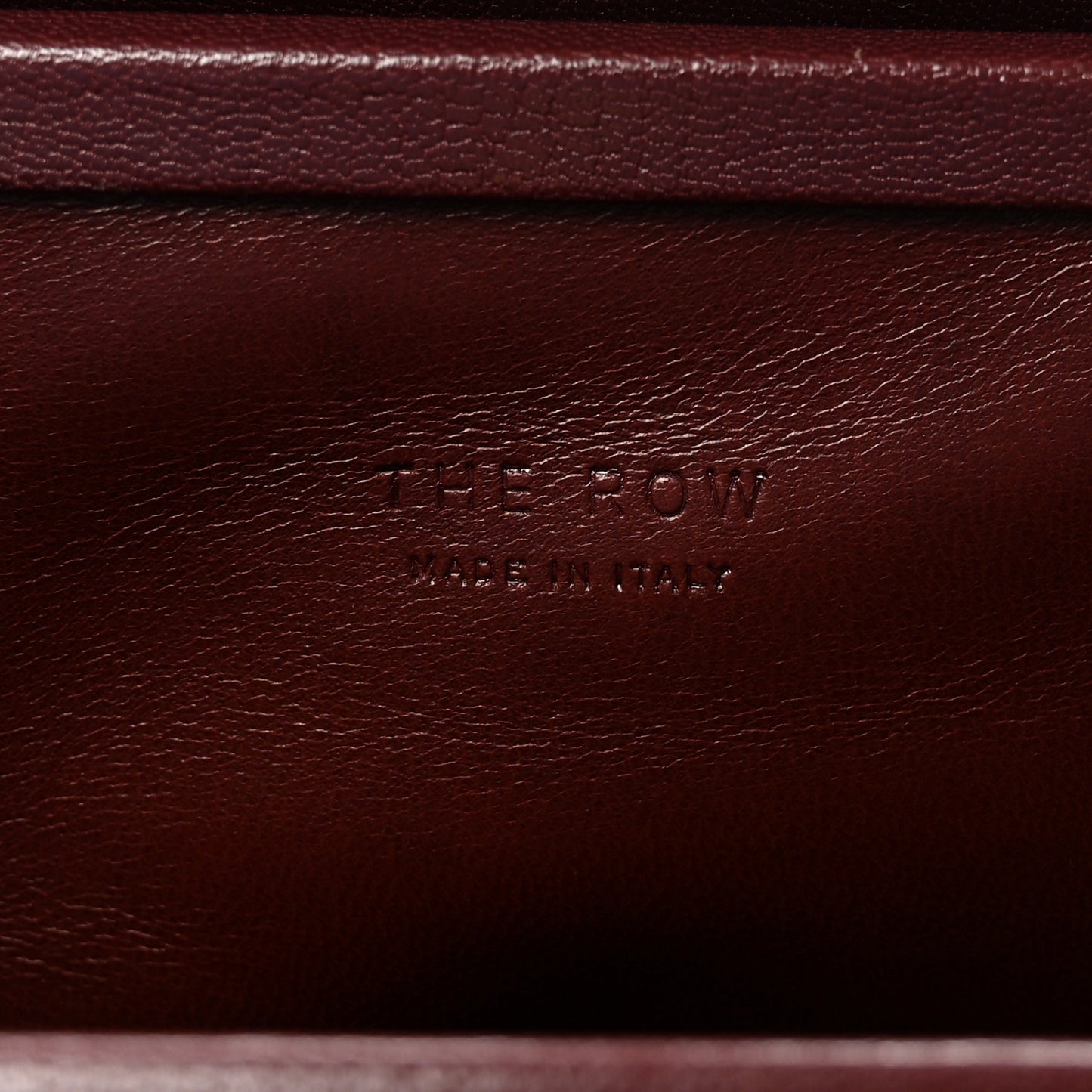 Goatskin Amazon Clutch Burgundy